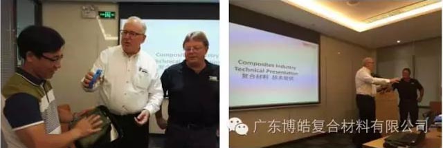 2016年9月7日，廣東博皓復合材料有限公司非常榮幸迎來了美國Stoner公司的代表們，共同慶祝廣東博皓復合材料有限公司與美國Stoner公司達成戰(zhàn)略合作伙伴關(guān)系并召開技術(shù)交流會